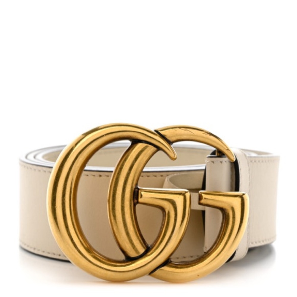 Gucci CAT scan double G 85MM Mystic, white belt